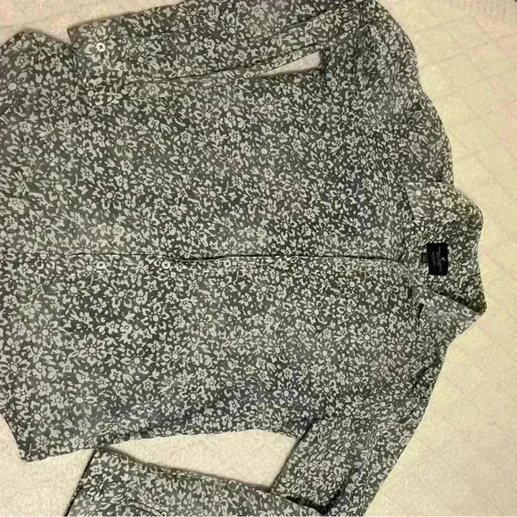 Vintage American Eagle floral button front shirt size medium - Picture 6 of 12